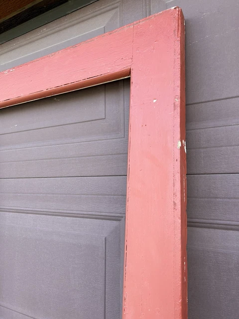 Antique Vintage Wood Entry Door 4