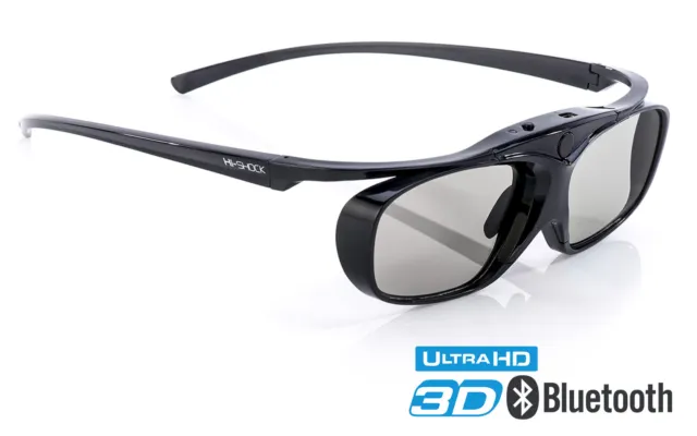 TDG-BT500A kompatible 3D Brille Black Heaven für Bluetooth FULL HD / HDR TV Sony