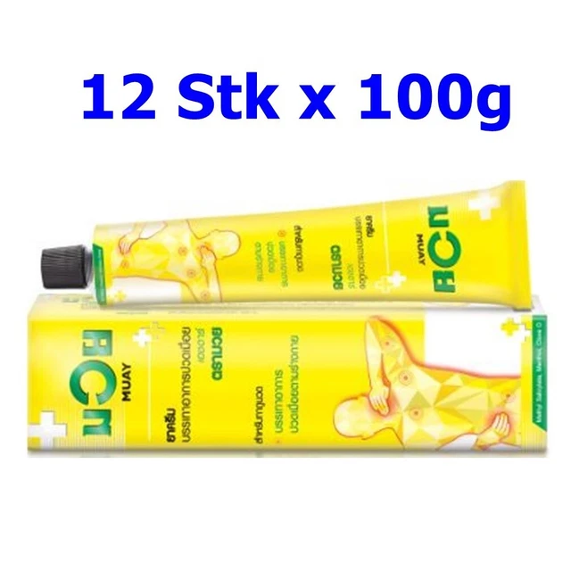 Crema Thailandese Namman Muay Thai Boxing Atleta Massaggio Sollecitante 12x100 g
