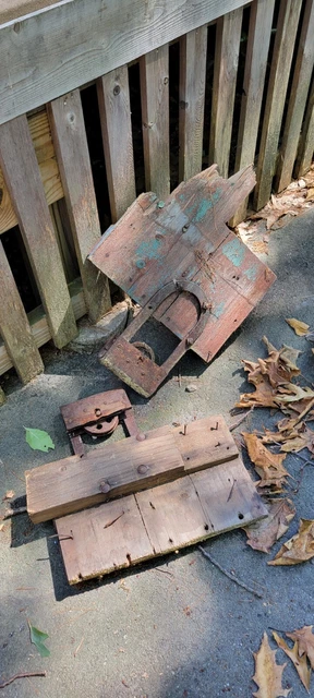 Antique Vintage Sliding Barn Door Hanger hardware 4