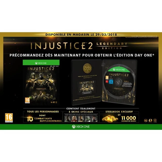 Injustice 2 Édition Légendaire GOTY (Game Of The Year) - PS4 - Version PAL - Neuf Sous Blister