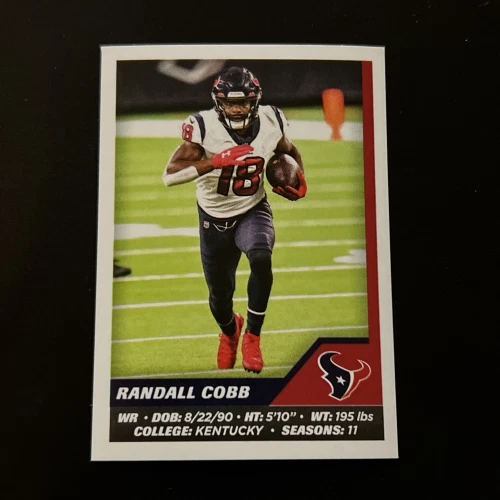 2021 Panini Stickers #176 Randall Cobb Houston Texans NFL Football Card NM-MT