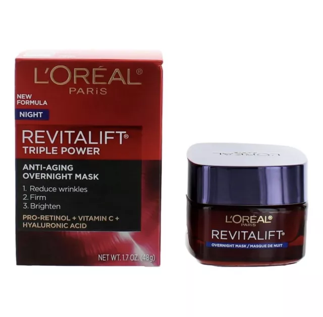 L'Oreal Revitalift Triple Power by L'Oreal, 1.7oz Anti-Aging Overnight Mask