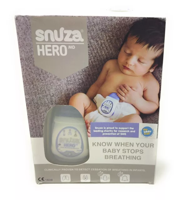 Snuza Hero MD Portable Baby Breathing Monitor open never used (RRP £100)