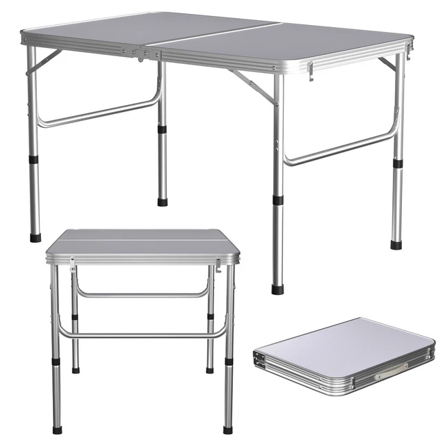 CAMPINGTISCH KLAPPTISCH HÖHENVERSTELLBAR klappbar Wohnwagen Tisch ...