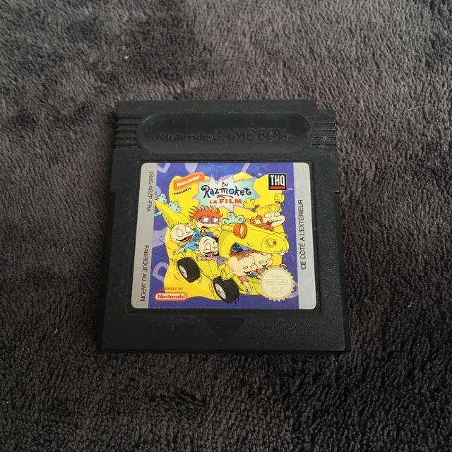 Jeu Game Boy Color - Les Razmoket 100% Angelica - VF - Cartouche Seule - Bon état