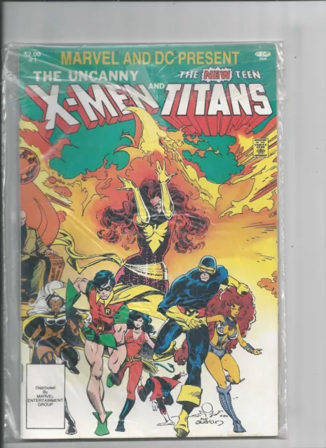 Marvel and DC Present The Uncanny X-men and The New Teen Titans #1  NEAR MINT