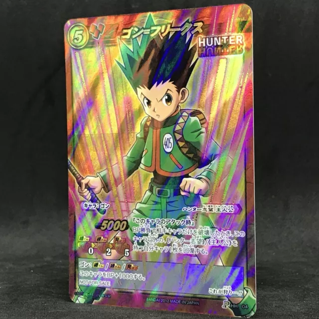 Hunter x Hunter GON FREECSS P HH 04 Foil V jump Miracle Battle Carddass Card