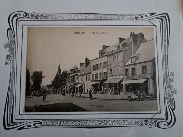 CPA TRELON rue nationale animée et les commerces  dept-62