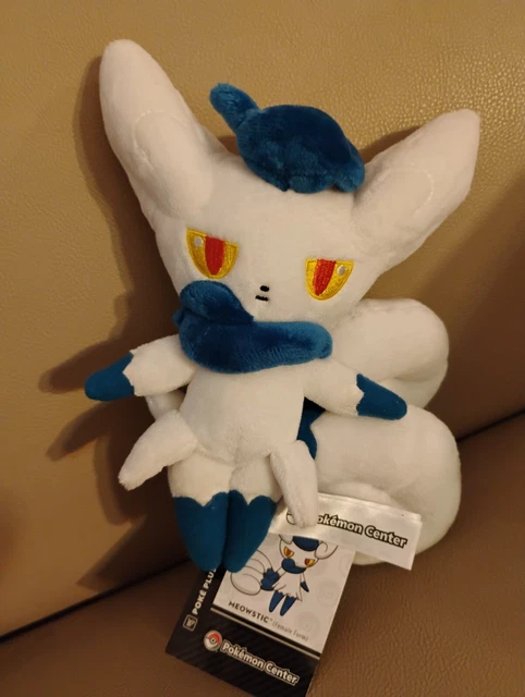Lot De 2 Peluches Pokémon Center Mistigrix Et Meowstic - 46 Cm - Édition Limitée