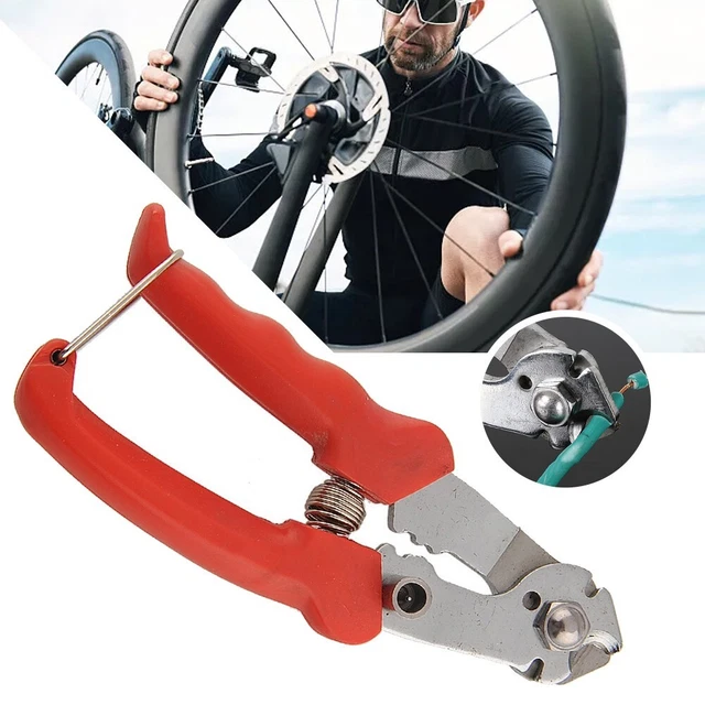 VONKY 10 Pcs/sac Pinces de Câble de Frein de Bicyclette Plastique S Boucles de Ligne de Vélo Portables Pinces de Fil VTT Rotatives à 360°, Vert