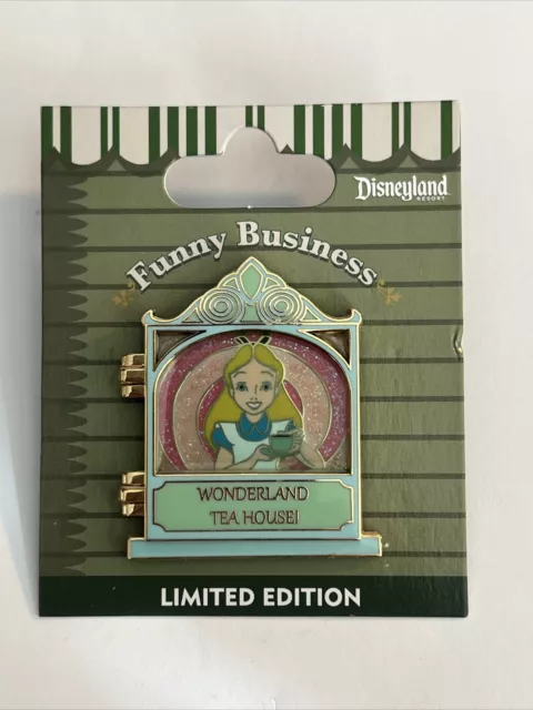 Disney Pin 100256 DLR Funny Business Collection Hinged Alice in Wonderland Pin