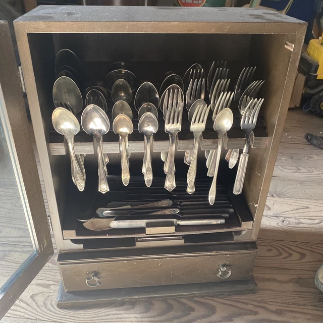 Vtg Lot 30s 40s 50s Ford Motor Co. Dining Room Silverware Knife Spoon Fork