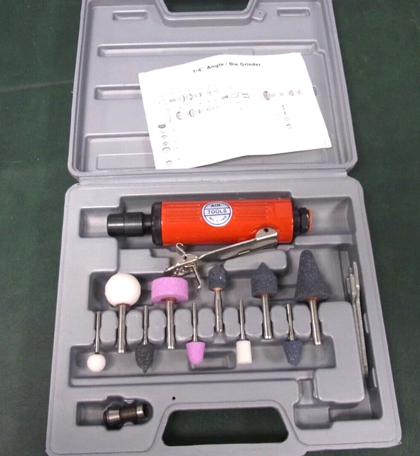 Smerigliatrice Ad Aria Compressa Smerigliatrice Pneumatica Fervi Lunga - 20000 RPM Per Lavori Professionali Smerigliatrice Lunga