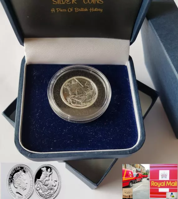 INVEST NOW.999% SILVER PROOF Sovereign 2019 REAL COIN.1st UK EDITION .BUY NOW.12