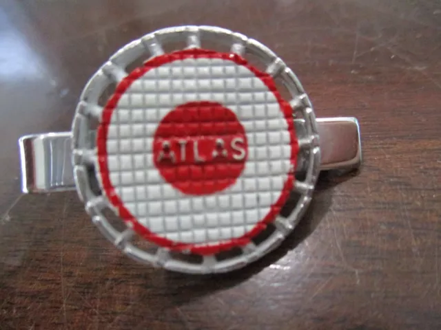 Atlas ,Powder Mfg Co  1950'S Company Advertising Promo Tie Clip Original Rare