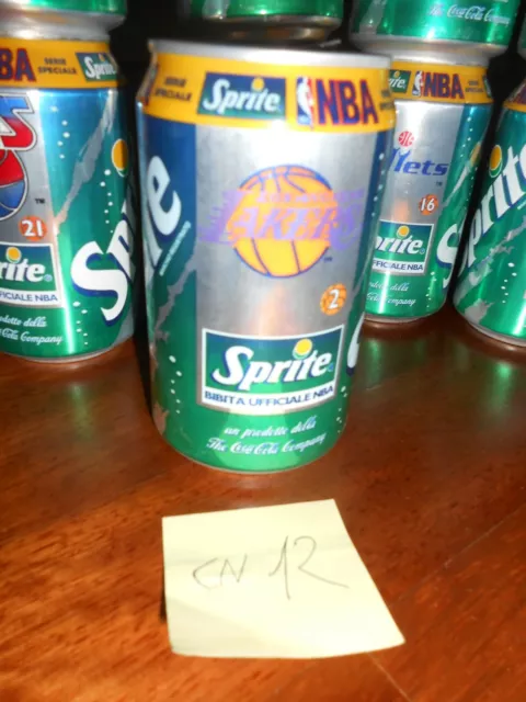 Lattina Sprite Can Sprite Nba 1996-1997 Numero 2 Los Angeles Lakers  Cn12