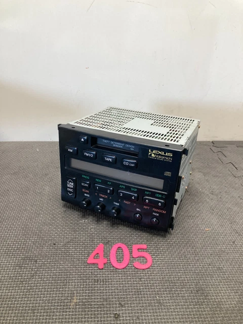 97-98 SC400 LCD AC Climate Control Stereo Radio FM CD Receiver OEM Nakamichi 97-98 SC400 LCD AC Climate Control Stereo Radio FM CD Receiver OEM Nakamichi