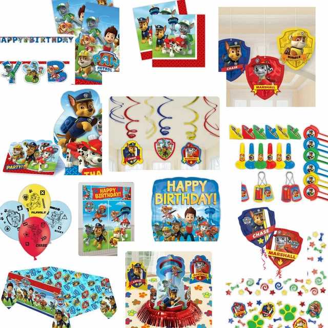 PAW PATROL PARTY Decorations, Favours Balloons Clearance Stock Boy Girl