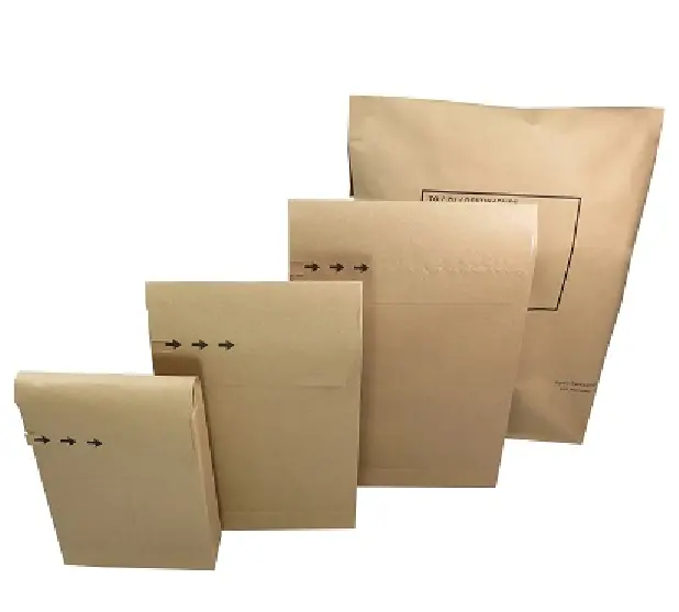 Eco Friendly Strong Brown Kraft Paper Mailing Bags Best Peel And Seal Mailers