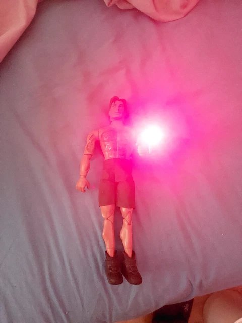 LASER MATTEL BIG Jim Captain, fonction lumière qui fonctionne rare