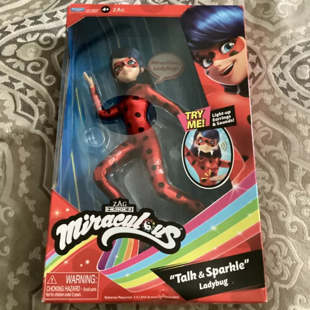 Miraculous Ladybug Fashion Doll Cat Noir 10.5in Deluxe Bandai Zag Heroes  Movie