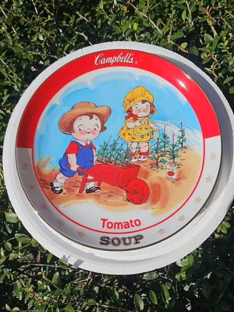 Campbells Kids Tomato Soup Collector Plate Danbury Mint Vintage