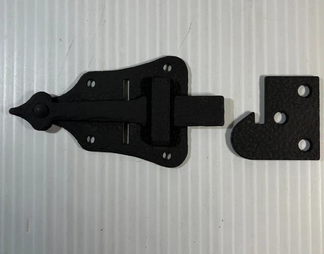 Wrought Iron Gate/Door Hardware Complete Set 4