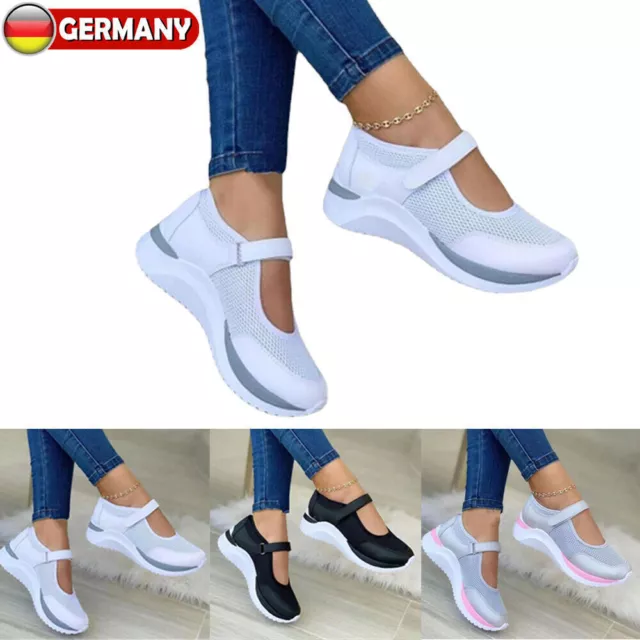 Damen Strass Laufschuhe Sportschuhe Slip On Sneaker Strick Gym Schuhe Turnschuhe