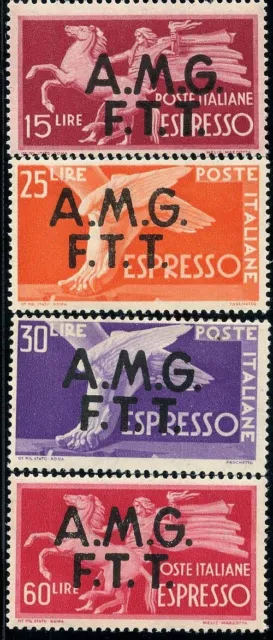 1947 Trieste A (AMG-FTT) - Serie completa Espressi Democratica MNH**