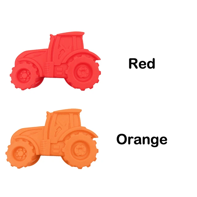 Tractor Shape Ice Cream Reusable Durable Kitchen Baking 3D DIY Silicone Mold