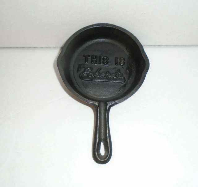 Eckerd's Drug Store Vintage Advertising Miniature Cast Iron Skillet Pan