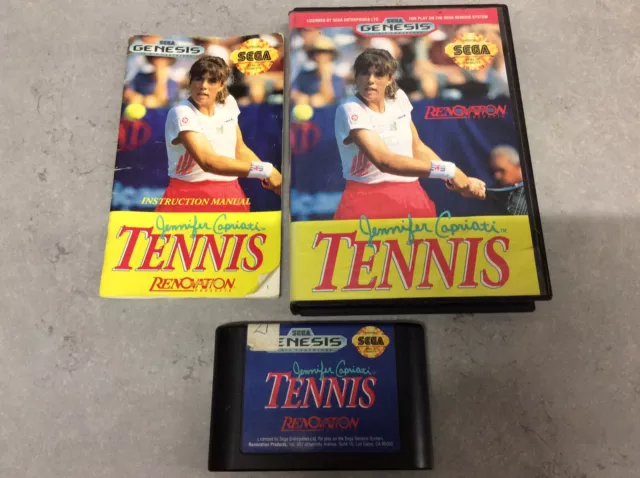 Sega Mega Drive Genesis NTSC Tennis