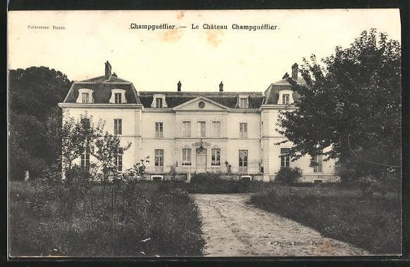 CPA Champguèffier, Le Chateau