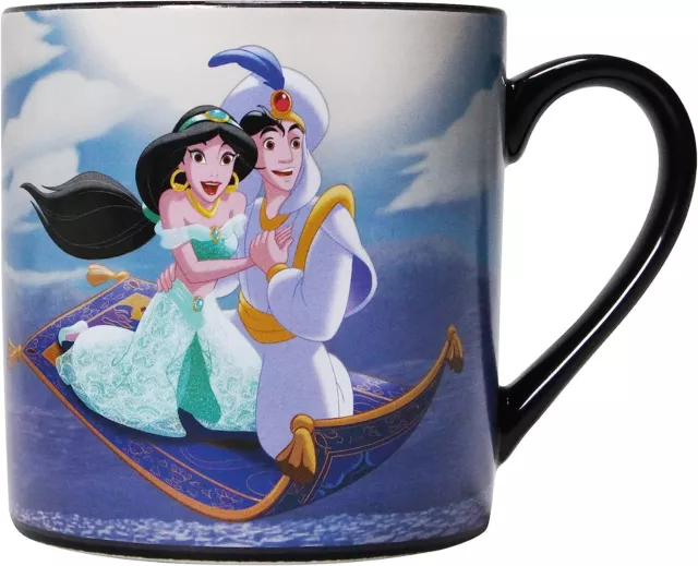 Official Disney Aladdin Heat Changing Magic Coffee Mug Cup New In Gift Box