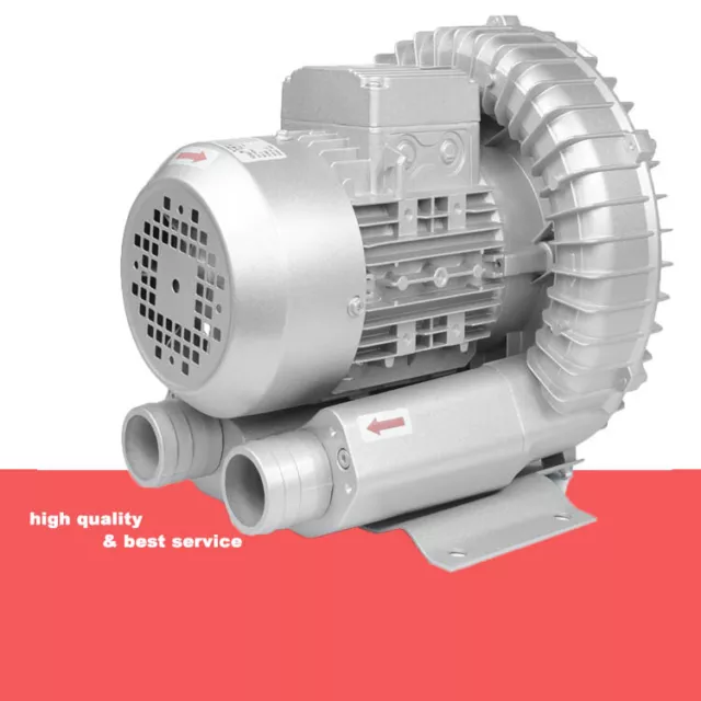HG-550 220v 50hz Ring Blower 220V Air Pump CNC Router Vacuum Pump Vortex Pump