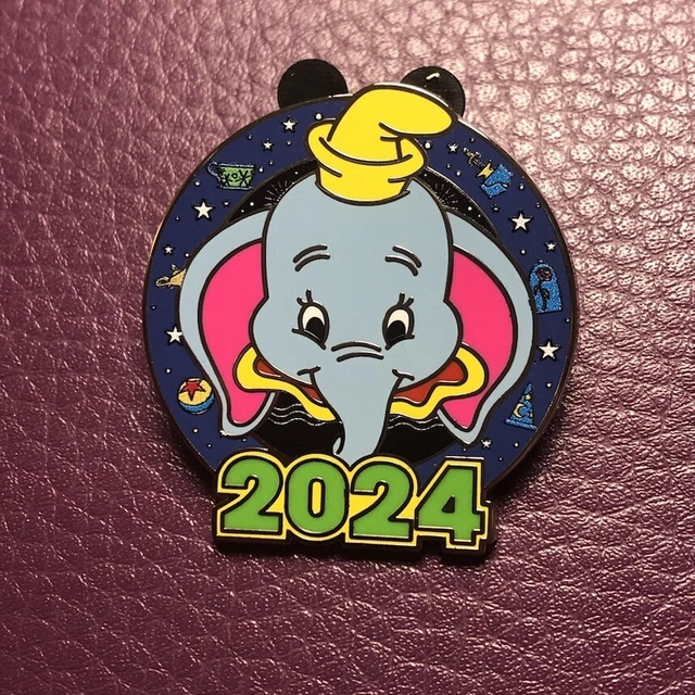 DISNEY CALENDAR YEAR 2024 Dumbo the Flying Elephant Mystery Pin 14.00