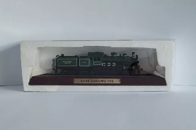 Atlas Editions Static Model Trains Locomotives On Wooden Plinths 7 Available