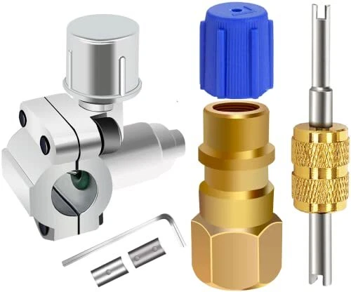 A/C Retrofit Valve Kit-Retrofit Valve Set, with R12 to R134A Low ...