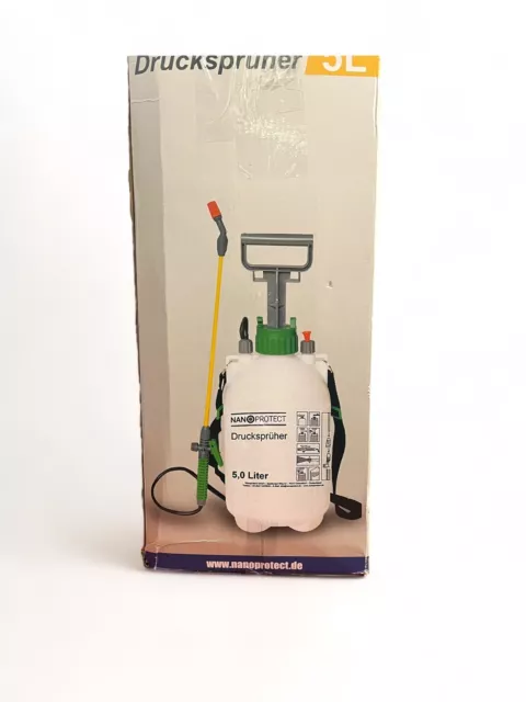 Nanoprotect Drucksprüher | Drucksprühgerät | Pumpsprüher | Gartenspritze 5 Liter