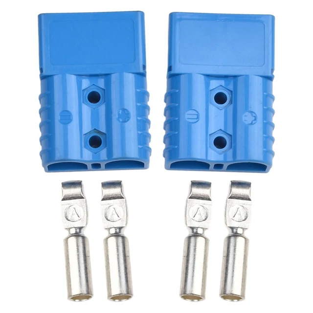 2X 120AMP 600V For ANDERSON Plug Cable Terminal Battery Power Connector