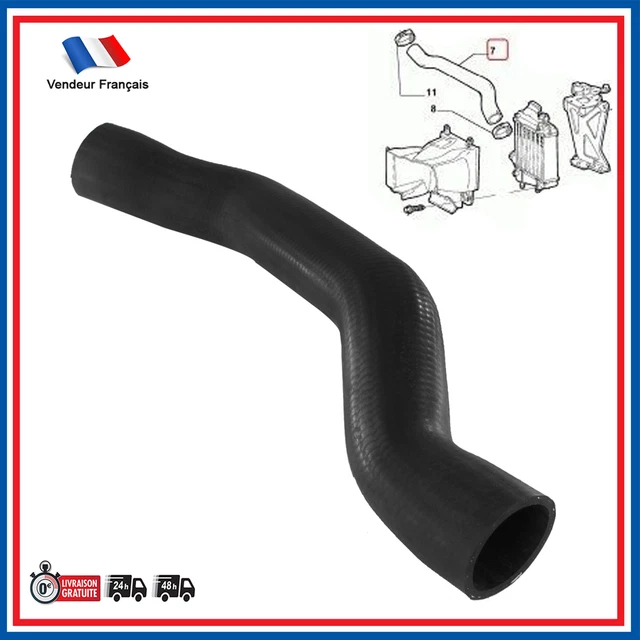 Durite échangeur Turbo + Tuyau Suralimentation Pour Alfa 147, 156, GT 1.9 JTD - Ref OEM 60689788
