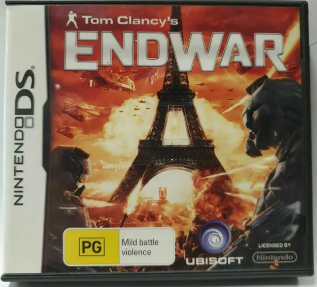 Tom Clancys ENDWAR nintendo DS Game, Case And Manual
