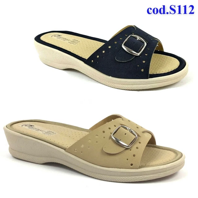 SCARPE DONNA SANDALI CIABATTE ZEPPA ZOCCOLI PLATEAU FIBBIE Flot MADE IN ITALY EUR 20 99 PicClick IT