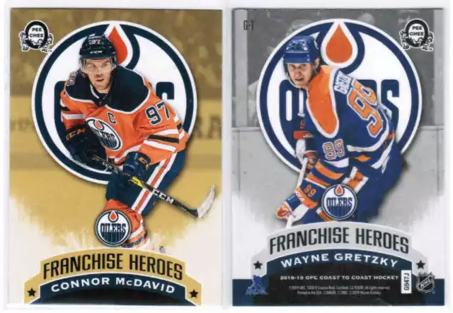 18/19 2018 O-PEE-CHEE COAST TO COAST HKY FRANCHISE HEROES CARDS G-XX U-Pick List