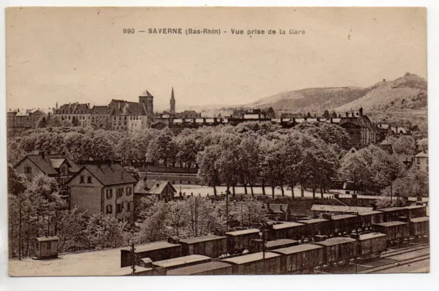 SAVERNE ZABERN  Alsace Bas Rhin CPA 67 la gare - les trains