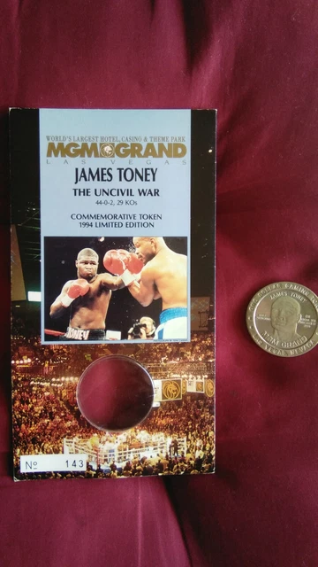 CASINO CHIP MIKE TYSON VS HOLYFIELD MGM GRAND AND TYSON