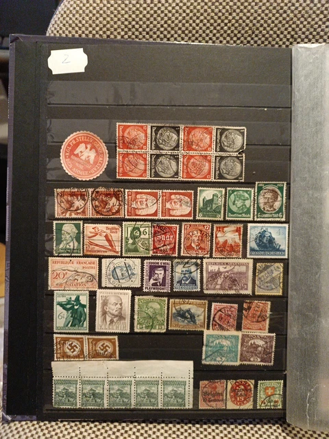 Briefmarken drittes Reich / deutsches Reich / Österreich / Frankreich