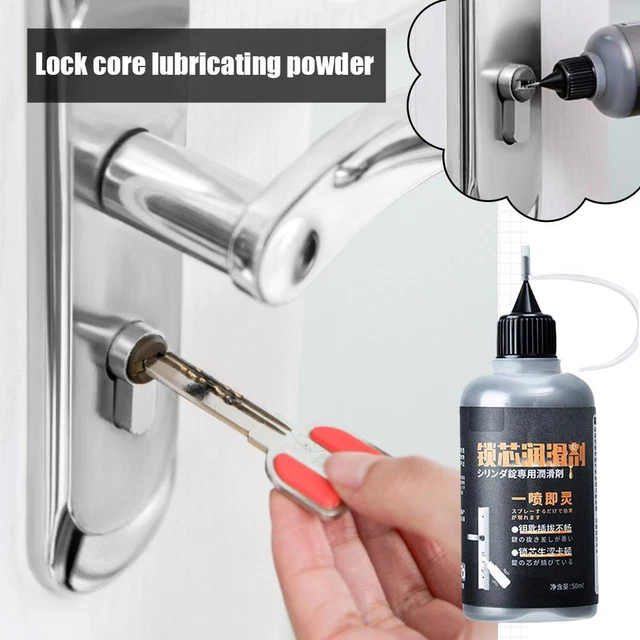 50 ml lubrificante in polvere fine grafite per blocco cilindro auto lucchetto casuale