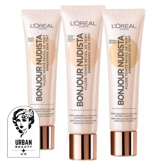 LOreal Paris Bonjour Nudista Awakening Skin Tint 30ml - Infused with Shea Butter